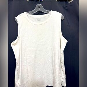 3X (Chico's Size 4) White tank top